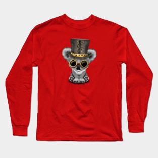 Steampunk Baby Koala Bear Long Sleeve T-Shirt